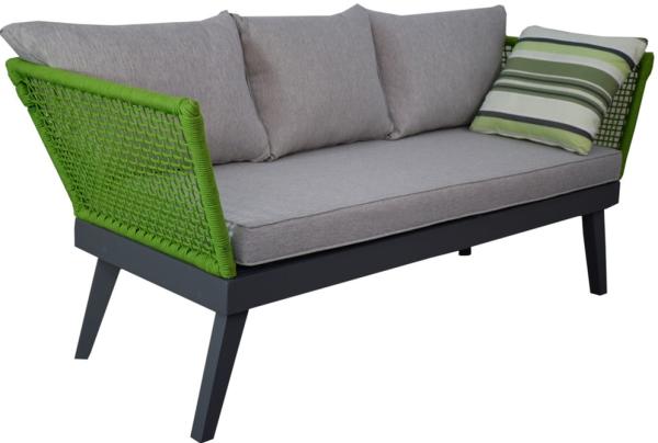 Luxus Premium Garten Lounge Sofa SET Gartensofa Gartenmöbel grün NEU