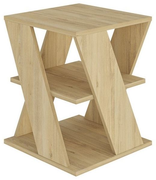 Decortie Beistelltisch Cyclo, Moderner Beistelltisch, 45 x 45 x 55 cm