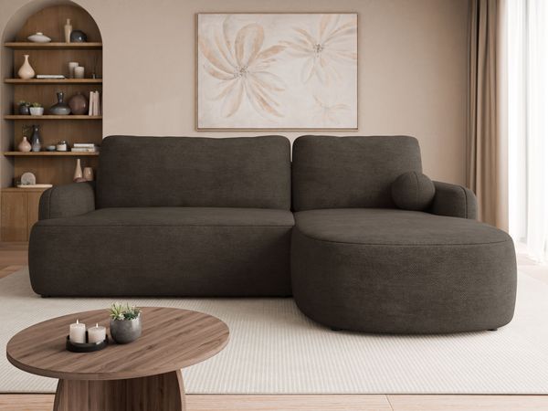 Ecksofa Loridu (Farbe: Lumo 40, Seite: Rechts)
