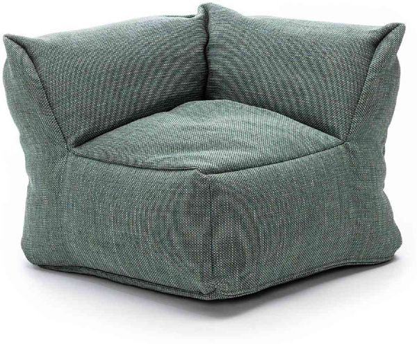 DOTTY Cloud Club Corner M - Outdoor Eckelement Lounge Möbel, UV beständig Türkis