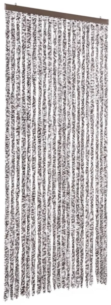 vidaXL Insektenschutz-Vorhang Braun und Beige 90x220 cm Chenille 284277