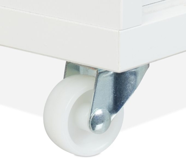 Weißer Nischenschrank mit Bambusablage 10050291 Bild 9