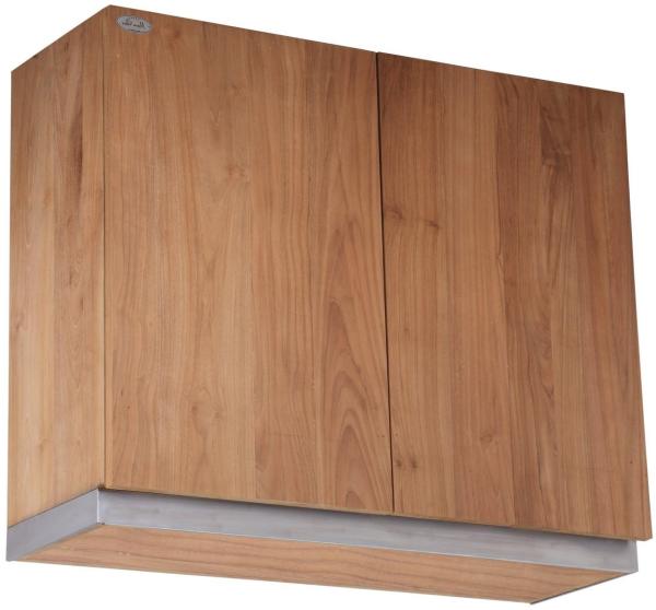 90 cm Hängeschrank Rivera mit Edelstahl