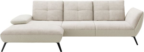 Places of Style Ecksofa Mikado L-Form, inkl. Sitztiefenverstellung und Armteilverstellung