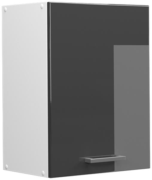 Hängeschrank R-Line Anthrazit Hochglanz 45 cm mit Tür Vicco