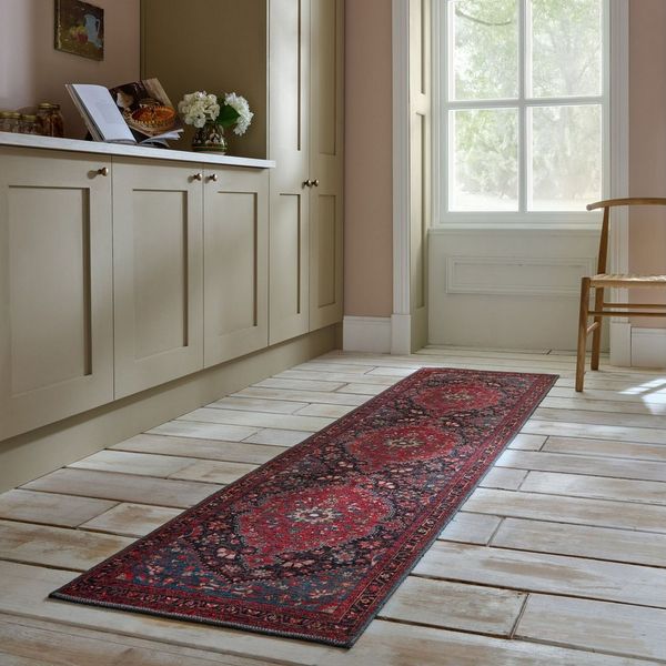 FLAIR RUGS Teppich Medallion, rechteckig, Höhe: 4 mm, Waschbar Traditioneller Teppich