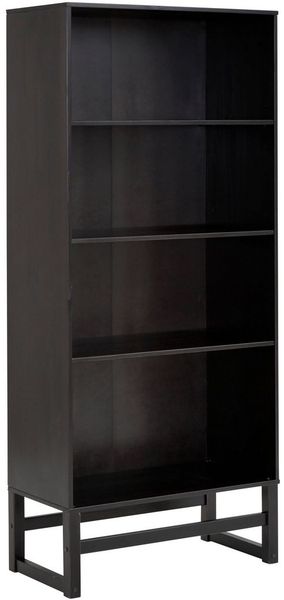 loft24 Bücherregal Jenna, Regal, Standregal, 4 Fächer, Masssivholz, Höhe 175 cm
