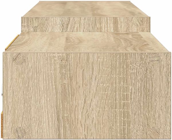 vidaXL Wandmontierter TV-Schrank Wandhalterung Sonoma-Eiche 8006015 Bild 6
