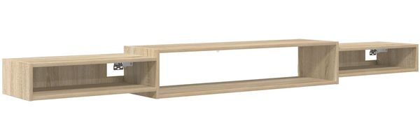 vidaXL Wandmontierter TV-Schrank Wandhalterung Sonoma-Eiche 8006015 Bild 2