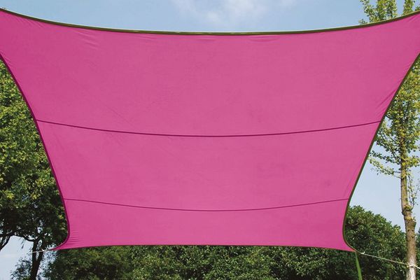Sonnensegel Rechteckig 2x3m Pink - Sonnenschutzsegel für Balkon / Terrassensegel