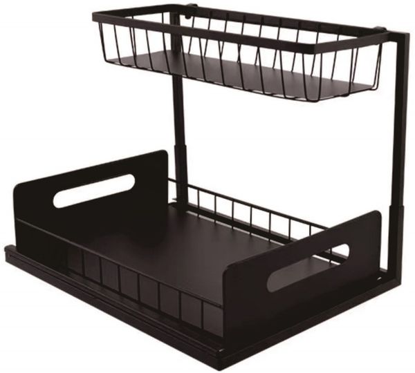 Organizer Regal Unterschrankregal Badezimmer Küche Metall Cheffinger DR08