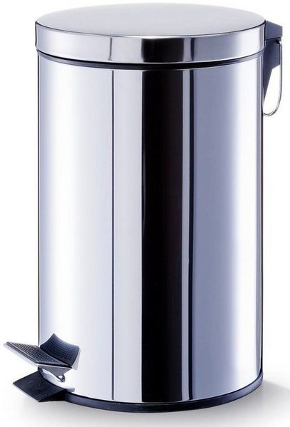 Treteimer - Edelstahl / Silber - 12 Liter
