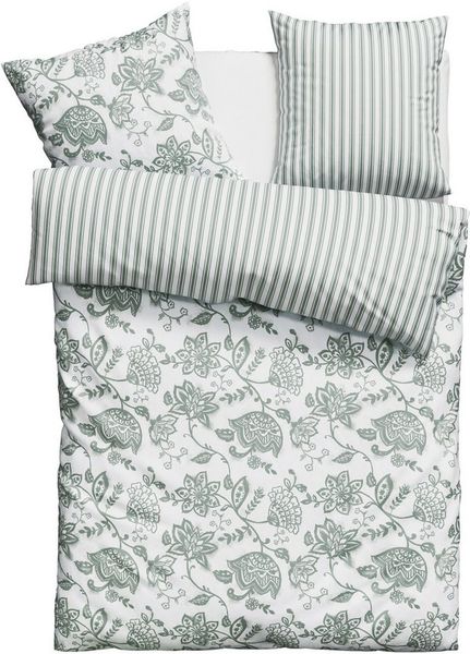 OTTO home Bettwäsche Nordby, Renforcé, 2 teilig, Bettwäsche aus Baumwolle, skandinavisches Design, ab Größe 135x200 cm