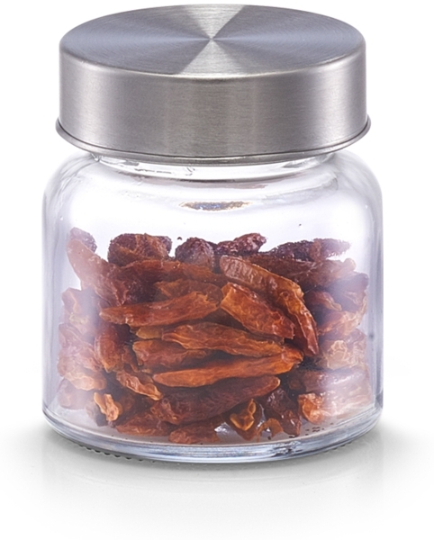 Vorratsglas Mini mit Metalldeckel - Ø 5,6 x 6,3 cm