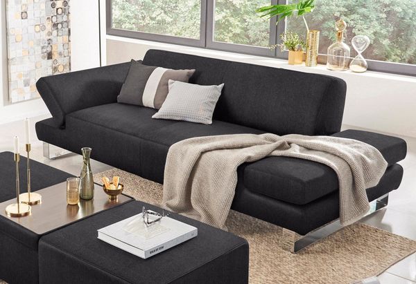 W.SCHILLIG 2-Sitzer taboo Designsofa mit hohem Sitzkomfort, mit Normaltiefe, inklusive Armlehnenverstellung
