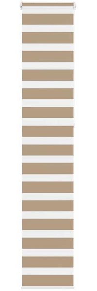 vidaXL Doppelrollo Sandbraun 45x230 cm Stoffbreite 40,9 cm Polyester 4014588