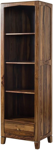 Standregal Sheesham 60x45x200 braun lackiert ANCONA #140