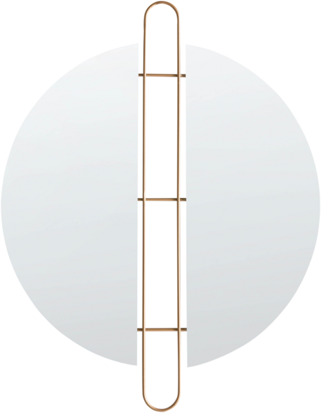 Wandspiegel gold rund ø 52 cm ATTIN Bild 1