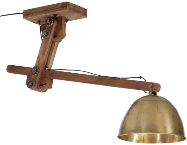 vidaXL Deckenleuchte 25 W Antik-Messing 105x30x65-108 cm E27 371922