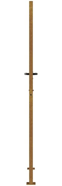 vidaXL Gartentor 100x200 cm Cortenstahl Bambus-Design 153189 Bild 6
