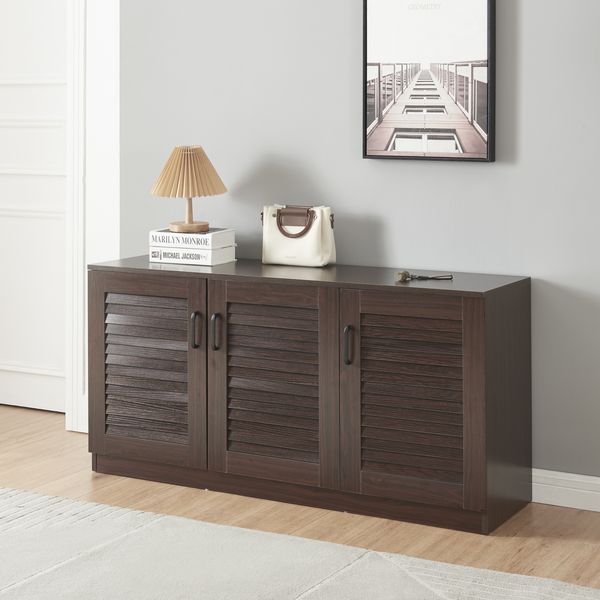 Schuhschrank Løten 125x36x62 cm Wenge [en. casa]