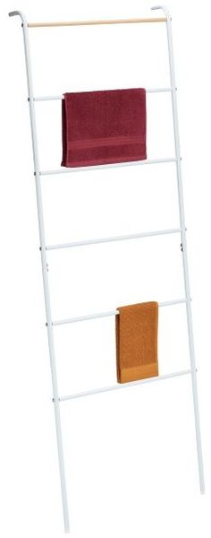 Relaxdays Handtuchleiter aus Metall mit 6 Sprossen