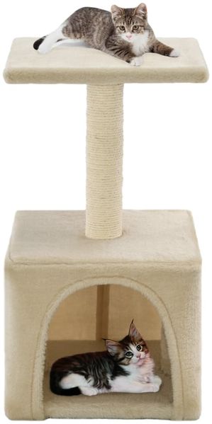 vidaXL Katzen-Kratzbaum Sisal 55 cm Beige 170539
