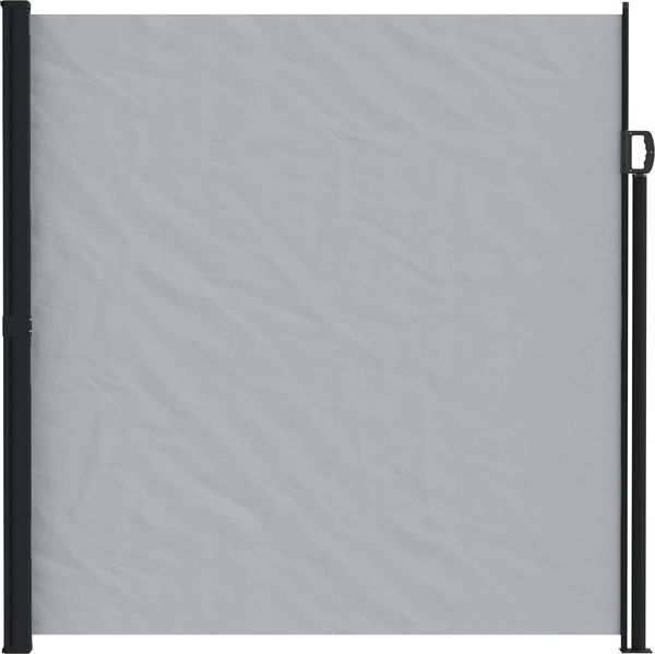 vidaXL Ausziehbares Seitenmarkise Grau 500 x 200 cm Polyester 42035495 Bild 2