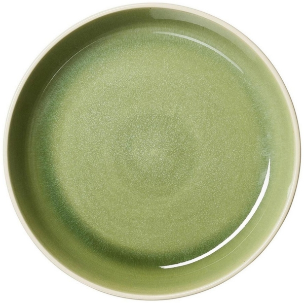 Ritzenhoff & Breker Pastateller SKOG, Ø 24,5 cm, Hellgrün, (1 St), Steingut