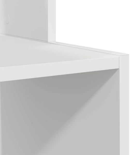 vidaXL Schreibtisch mit Regal Weiß 106 x 41 x 88.5 cm Holzwerkstoff 869466 Bild 9