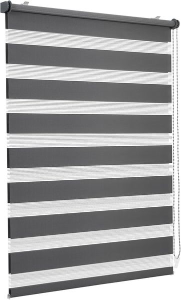 Sekey Doppelrollo Klemmfix ohne Bohren 110x210cm, Grau