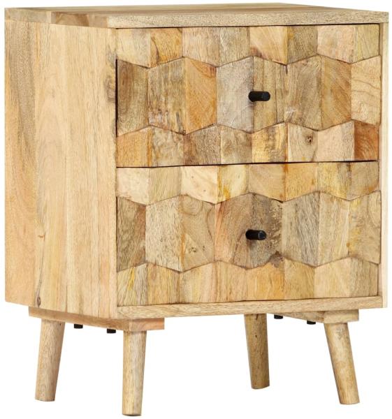 vidaXL Nachttisch 40x30x50 cm Massivholz Mango 247722