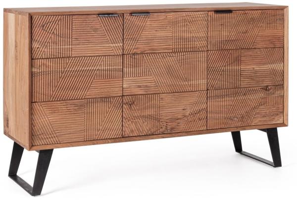 Sideboard Isar aus Akazienholz, 130 cm