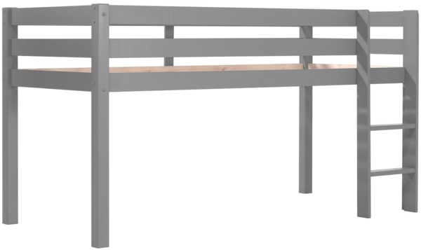 Kinderbett Karolina 210x114x218 aus Massivholz in Grau