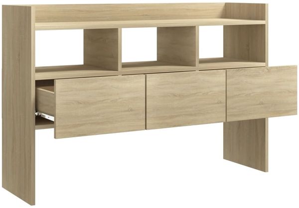 Sideboard, Kommode Sonoma-Eiche 105x30x70 cm Holzwerkstoff j2898p Bild 5