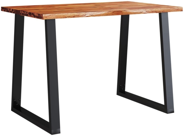 vidaXL Esstisch Baumkante 110x70x75 cm Massivholz Akazie 353288