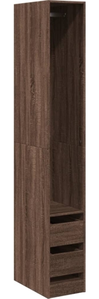 vidaXL Kleiderschrank Braun Eichen-Optik 30x50x200 cm Holzwerkstoff 3307744
