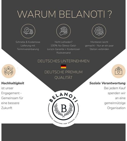 Belanoti Boxspringbett EON (Boxspringbett 180x200 elektrisch verstellbar Bett 180x200 mit Motor, 7-Zonen Taschenfederkern Matratze inklusive Visco Topper), in der Farbe Hellgrau H2/H3 Polsterbett Motorbett mit Eiche Bild 3