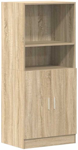 Küchenunterschränk, Küchenschrank Sonoma-Eiche 57x41,5x131,5 cm Holzwerkstoff