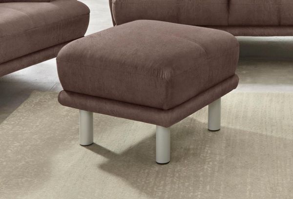 TRENDMANUFAKTUR Hocker Cecilia II, modern und elegant, B/T 66/66cm