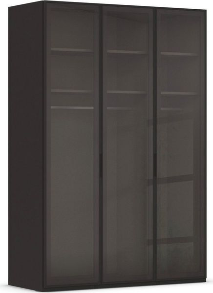 rauch Kleiderschrank Schrank Garderobe SKAT SHINE Breiten 151/201/251/301cm, Höhe 223/235cm (3 verschiedene Ausstattungen BASIC/CLASSIC/PREMIUM (inkl. SOFT-CLOSE) edle Schrankfront mit hochwertigen Glasrahmentüren MADE IN GERMANY