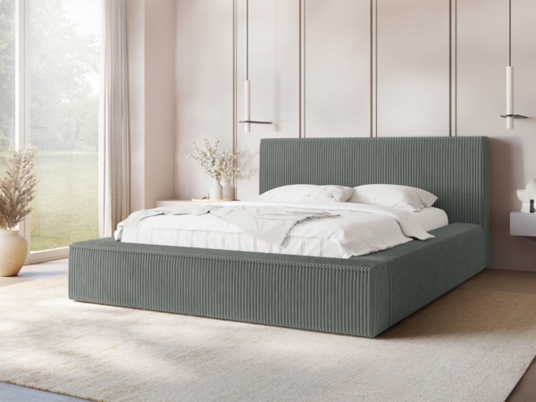 Polsterbett mit bettkasten Gerozza, Stoff: Cord (Top Sztruks 95, 160 x 200 cm) Bild 2