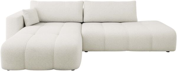 Ecksofa Furyn O Boucle (Farbe: Coral 15, Seite: Links)
