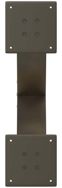 vidaXL Couchtischbeine X-Form 2 Stk. Naturstahl 50x(30-31) cm Stahl 4012939 Bild 7