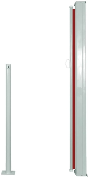 vidaXL Ausziehbare Seitenmarkise 120x300 cm Rot 45362