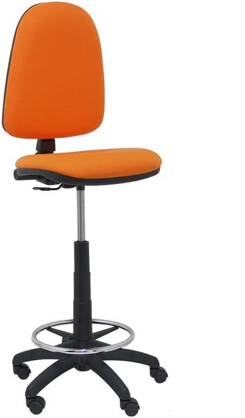 Piqueras y Crespo t04cp – ergonomischer Hocker, verstellbar in Höhe und ARO Fußstütze orange
