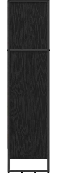 vidaXL Bücherregal Schwarz Eichen-Optik 60 x 30 x 121 cm Holzwerkstoff 886390 Bild 6