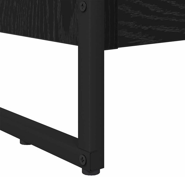 vidaXL Bücherregal Schwarz Eichen-Optik 60 x 30 x 121 cm Holzwerkstoff 886390 Bild 9