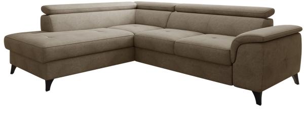 Ecksofa Asporiz (Farbe: Zetta 293, Seite: Links OT-2R)