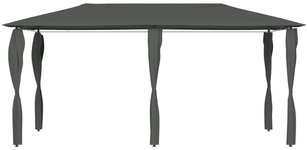 vidaXL Pavillon mit Pfostenverkleidung 2,98x5,3x2,59 m Grau 160 g/m² 313619 Bild 8